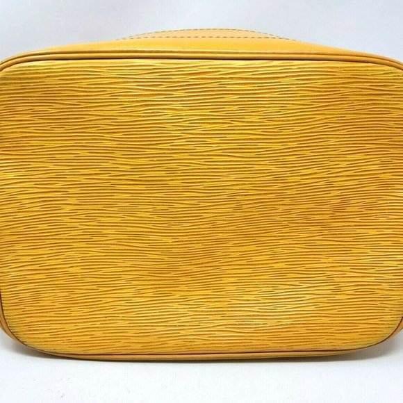 Auth Louis Vuitton Noe Yellow Epi Leather Bucket - Picture 9 of 11
